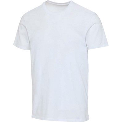 Azurite 160 g/m² Kurzärmeliges T-Shirt Bio Baumwolle (OCS), unisex, weiss, S