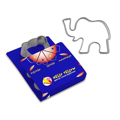 Backförmchen Kids, Elefant, 2-seit. Druck