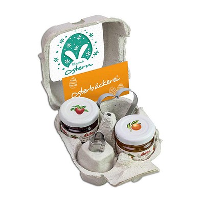 Backset mit Herz, Ostern, 1-seit. Druck