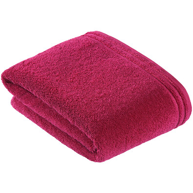 Badetuch Calypso Feeling, 80 x 200 cm, cranberry