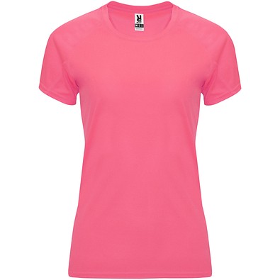Bahrain Sport T-Shirt für Damen, Fluor Lady Pink, 2XL