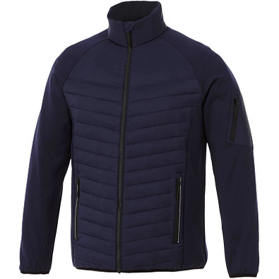 ELEVATE Herren Hybrid-Thermojacke Banff, dunkelblau, XXL