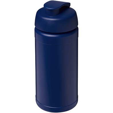 Baseline® Plus 500 ml Sportflasche mit Klappdeckel, blau
