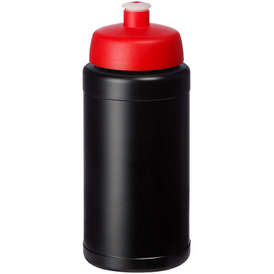 Baseline® Plus 500 ml Sportflasche, rot/ schwarz