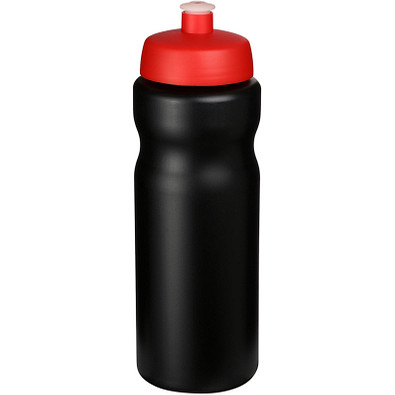 Baseline Plus Sportflasche, 650 ml, schwarz,rot
