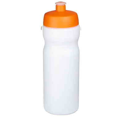 Baseline Plus Sportflasche, 650 ml, weiss,orange