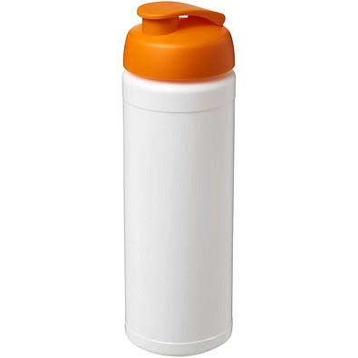 Baseline® Plus 750 ml Flasche mit Klappdeckel, weiß/orange