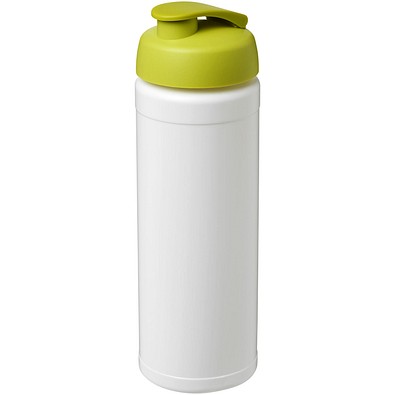 Baseline® Plus 750 ml Flasche mit Klappdeckel, weiß/limone