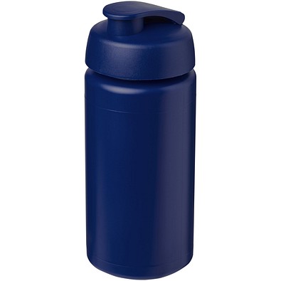 Baseline® Plus grip 500 ml Sportflasche mit Klappdeckel, blau
