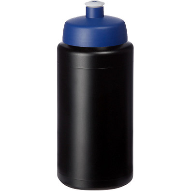 Baseline Plus grip Sportflasche mit Sportdeckel, 500 ml, schwarz,blau