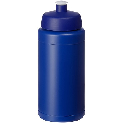 Baseline Recycelte Sportflasche, 500 ml, blau