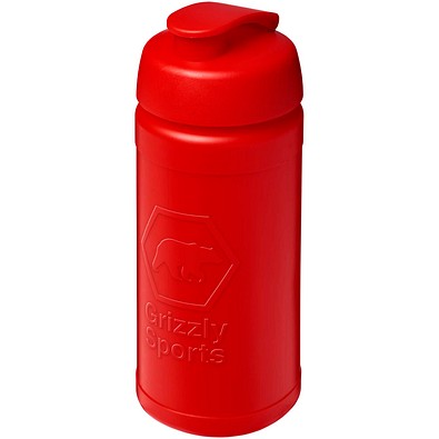 Baseline Rise 500 ml Sportflasche mit Klappdeckel, rot