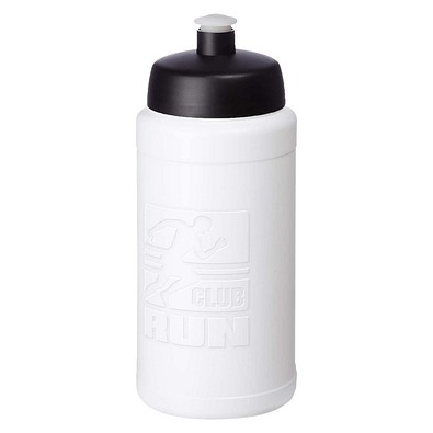 Baseline Rise 500 ml Sportflasche, weiß / schwarz
