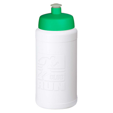 Baseline Rise 500 ml Sportflasche, weiß / grün