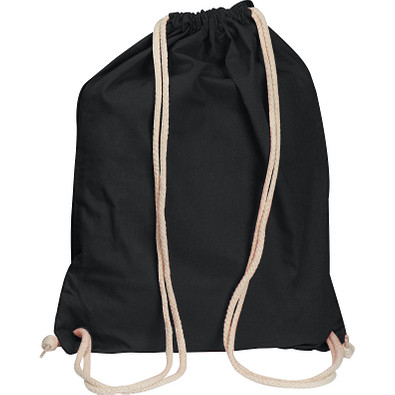 Baumwollgymbag Carlsbad,schwarz