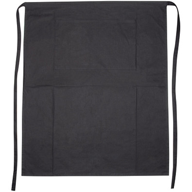 Baumwollschürze Mjolden,schwarz