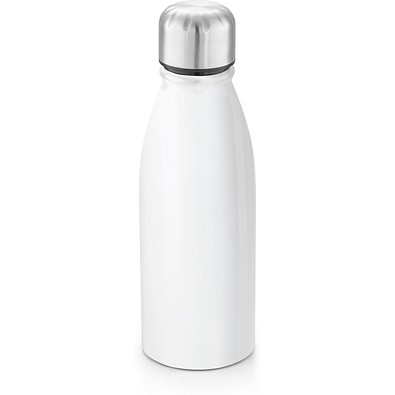 BEANE. 500 ml Aluminium-Sportflasche, Weiß