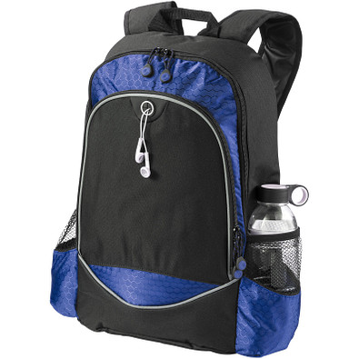 Benton 15 Zoll Laptop-Rucksack, schwarz,royalblau