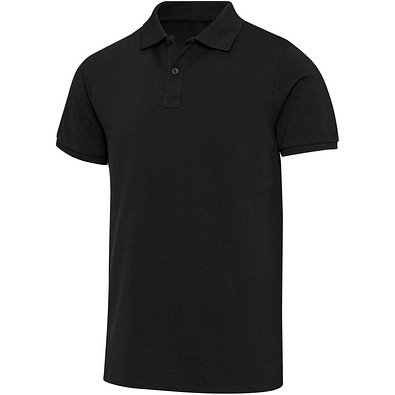 Beryl 220 g/m² Kurzärmeliges Poloshirt Bio-Recyclingmaterial (OCS), unisex, schwarz, XS