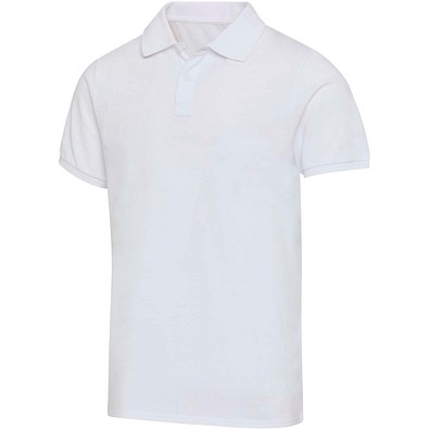 Beryl 220 g/m² Kurzärmeliges Poloshirt Bio-Recyclingmaterial (OCS), unisex, weiss, XS