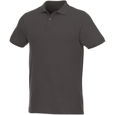 ELEVATE Herren Kurzarm Poloshirt Beryl aus Bio-Recyclingmaterial, grau, XXXL