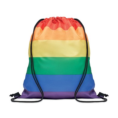 Beutel mit Kordelzug RPET BOW, Multicolour