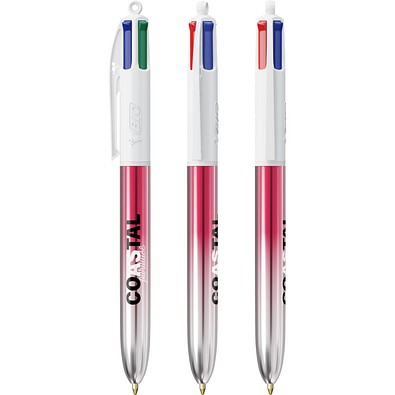 BIC® 4 Colours® Bicolor Rosa/Silber