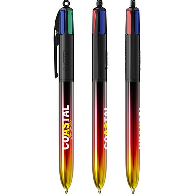BIC® 4 Colours® Flaggen Kollektion Schwarz - Schwarz -Rot - Gelb