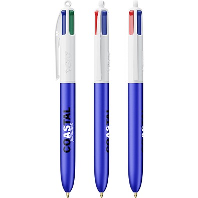 BIC® 4 Colours® Glacé Blau Glacé / Weiß
