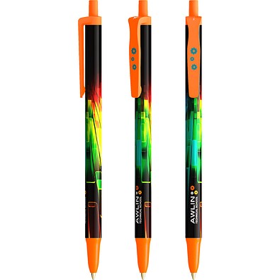 BIC® Clic Stic Kugelschreiber Orange Blaue Tinte