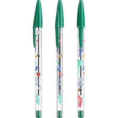 BIC® Cristal® Expression Grün / Grüne Tinte Grün Tinte