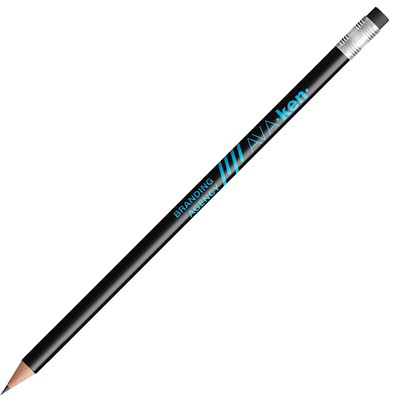BIC® Evolution® Ecolutions® Radiergummi-Bleistift gespitzt, schwarz/silber/schwarz