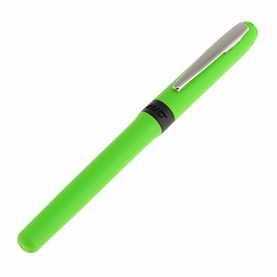 BIC® Rollerball Grip Roller, blaue Mine, apfelgrün, chrom BIC® Rollerball Grip Roller, blaue Mine, apfelgrün, chrom