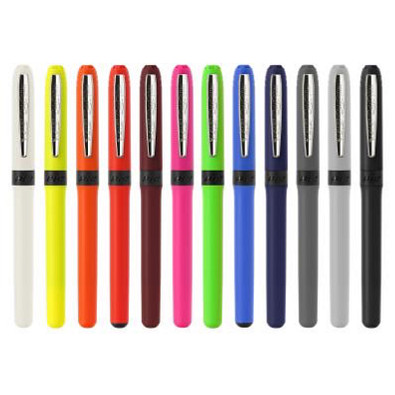 BIC® Rollerball Grip Roller, schwarze Mine, dunkelgrau/chrom