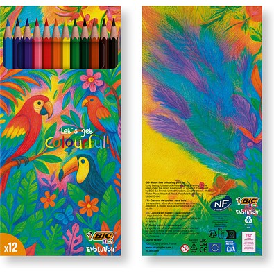 BIC® Kids Evolution® Colouring set x 12 units - Box Mehrfarbig
