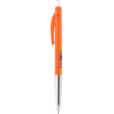 BIC® M10® Clic Kugelschreiber Orange Blaue Tinte