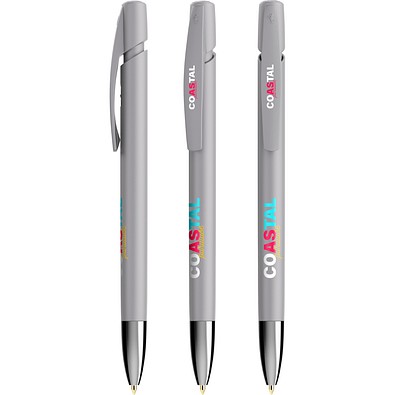 BIC® Media Clic Advance ballpen Grau Blaue Tinte