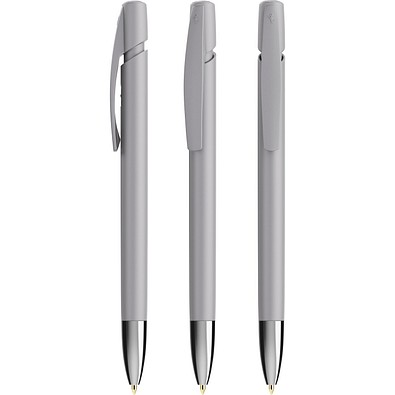 BIC® Media Clic Advance ballpen Grau Blaue Tinte