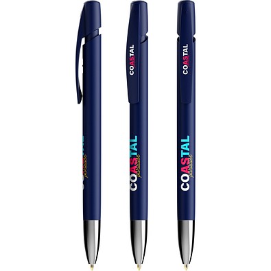 BIC® Media Clic Advance ballpen Marineblau Blaue Tinte