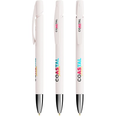 BIC® Media Clic Advance ballpen Weiß Blaue Tinte