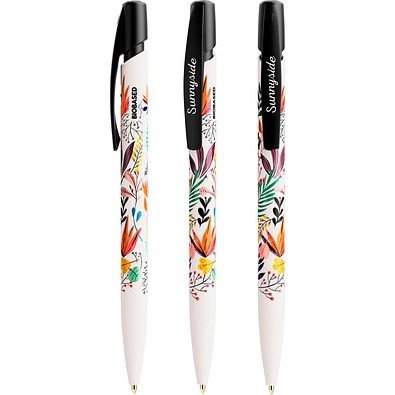 BIC® Media Clic BIO Based Kugelschreiber Weiß Blaue Tinte