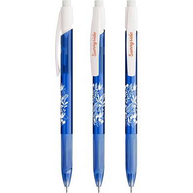 BIC® Media Clic Grip Druckbleistift Gefrostetes Dunkelblau/Gefrostetes Weiß