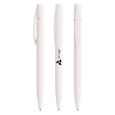 BIC® Media Clic Kugelschreiber Weiß Blaue Tinte