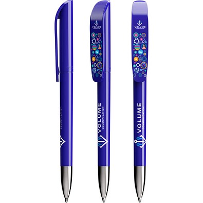 BIC® Super Clip Advance Ballpen Blau Blaue Tinte