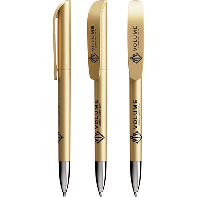 BIC® Super Clip Glacé Advance Goldglace Schwarz Tinte