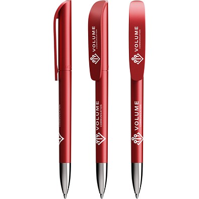 BIC® Super Clip Glacé Advance Rotes Glacé Schwarz Tinte