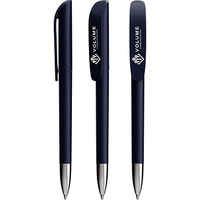 BIC® Super Clip Soft Advance Weiches Marineblau Schwarz Tinte