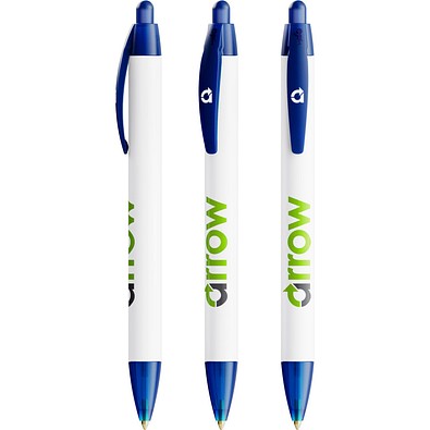 BIC® Wide Body Ecolutions® ballpen Gefrostetes Dunkelblau Blaue Tinte