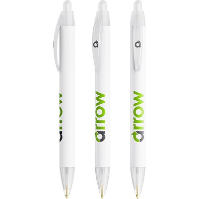 BIC® Wide Body Ecolutions® ballpen Gefrostetes Weiß Blaue Tinte