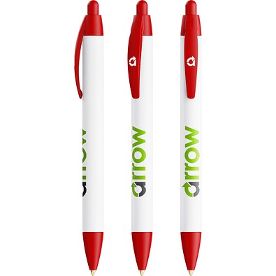 BIC® Wide Body Ecolutions® ballpen Rot Blaue Tinte